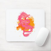 Tapis De Souris dragon japonais (Avec souris)
