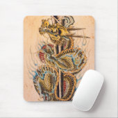 Tapis De Souris Dragon japonais (Avec souris)