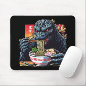 Tapis De Souris Dragon mangeant des ramen  (Avec souris)