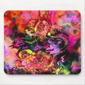 Tapis De Souris Dragon Mousepad #2 d'aquarelle (Devant)