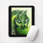 Tapis De Souris Dragon Mousepad de feuille (Avec souris)