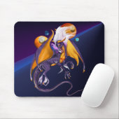 Tapis De Souris Dragon Mousepad de lavande (Avec souris)