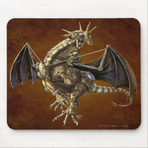 Tapis De Souris Dragon Mousepad de rouages