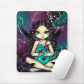 Tapis De Souris "Dragon" Mousepad de tempête d'animal familier (Avec souris)