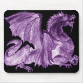 Tapis De Souris Dragon Mousepad pourpre principal (Devant)