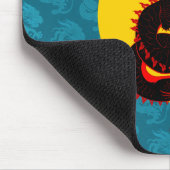 Tapis de souris Dragon Noir (Coin)