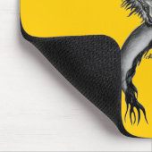 Tapis De Souris Dragon noir et blanc (Coin)