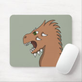 Tapis De Souris Dragon preparing to breathe fire (Avec souris)