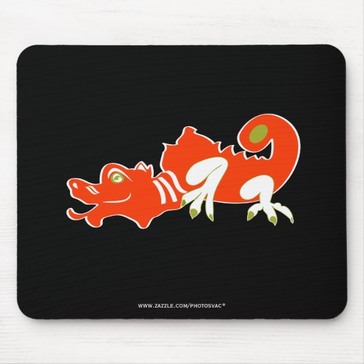 Tapis De Souris Dragon rouge (Devant)