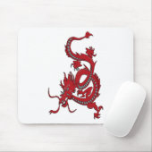 Tapis De Souris Dragon rouge - Année du Dragon (Avec souris)