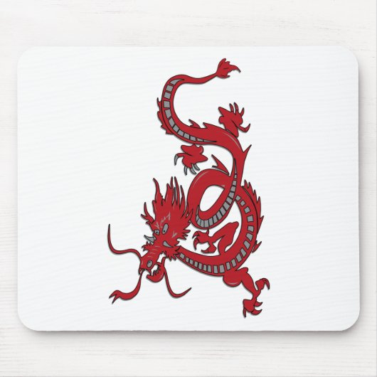Tapis De Souris Dragon rouge - Année du Dragon (Devant)