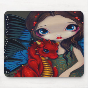 Tapis De Souris Dragon rouge" Mousepad "de bébé