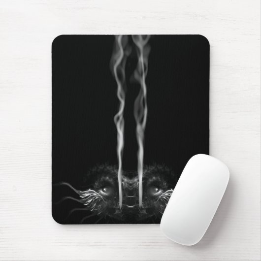 Tapis De Souris Dragon Smoke Black (Avec souris)
