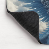 Tapis De Souris Dragon superbe entouré de nuages (Coin)