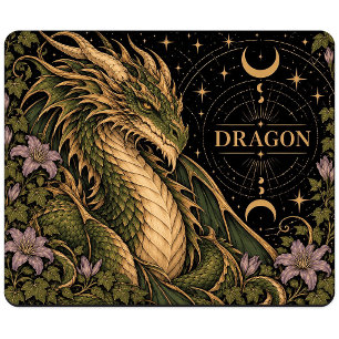 Tapis De Souris Dragon, Tarot Étoilé Art