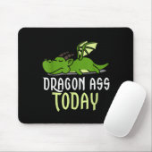 Tapis De Souris Dragon Today _ Dragging _ Lazy _ Funny Novelty _ G (Avec souris)