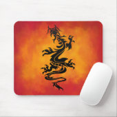 Tapis de souris Dragon Tribal (Avec souris)