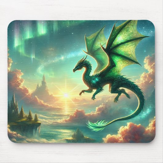 Tapis De Souris Dragon vert (Devant)