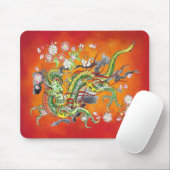 Tapis de souris Dragon Vert II (Avec souris)