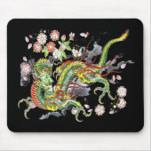 Tapis de souris Dragon Vert III (Devant)