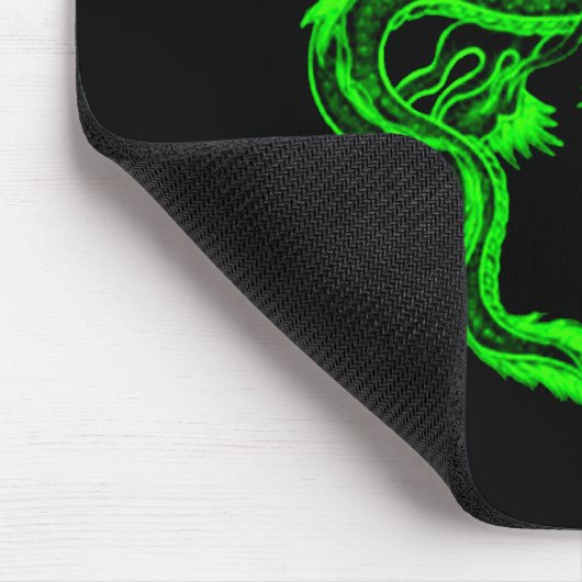Tapis De Souris Dragon vert Mousepad (Coin)