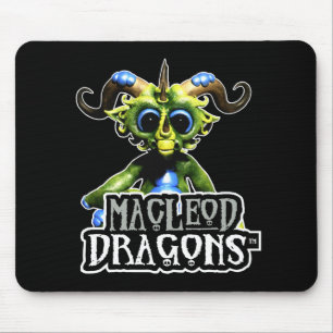 Tapis De Souris Dragon vert Mousepad de DM