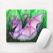 Tapis De Souris Dragon violet  (Avec souris)