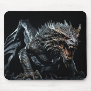 Tapis De Souris Dragon Wild Beast Portrait Fierce Power