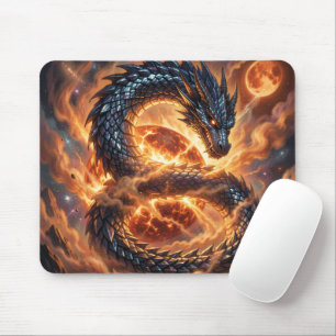 Tapis De Souris Dragon World – Le Royaume du Feu et de la Magie