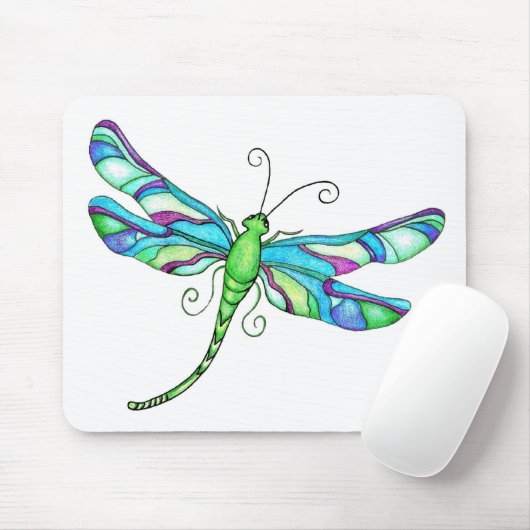 Tapis De Souris Dragonflies (Avec souris)