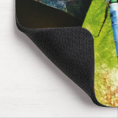 Tapis De Souris Dragonfly bleu clair (Coin)