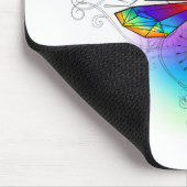 Tapis De Souris Dragonfly en arc-en-ciel (Coin)