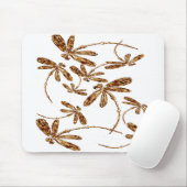 Tapis De Souris Dragonfly Frenzy Gold (Avec souris)