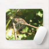 Tapis De Souris Dragonfly on Twig Macro Mousepad (Avec souris)
