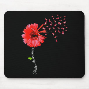 Tapis De Souris Dragonfly Red Cerveau Aneurym Sensibilisation Str