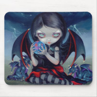"Dragonling foncé" Mousepad