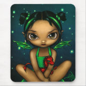 Tapis De Souris "Dragonling vert" Mousepad (Devant)