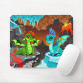 Tapis De Souris Dragons (Avec souris)