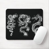 Tapis De Souris Dragons chinois (Avec souris)