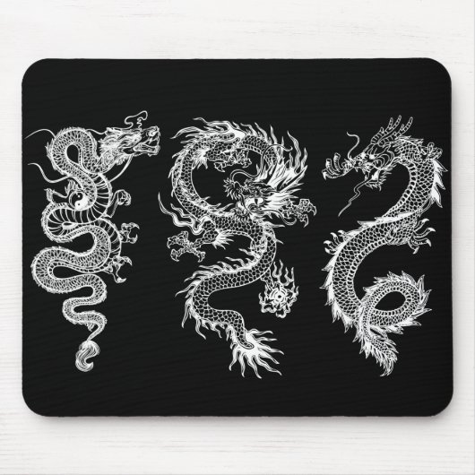 Tapis De Souris Dragons chinois (Devant)