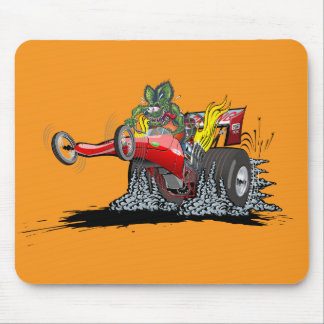 Tapis De Souris Dragster de dessin animé