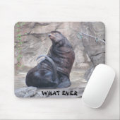 Tapis De Souris Drama Seal dit "quoi que ce soit" (Avec souris)