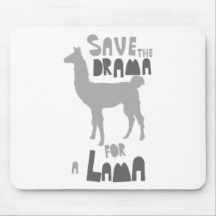 Tapis De Souris Drame de lama