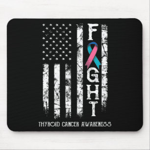 Tapis De Souris Drapeau 1 du guerrier du cancer