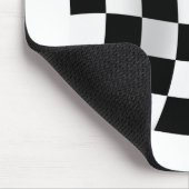 Tapis de souris Drapeau à damier de course automob (Coin)