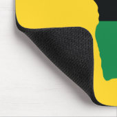 Tapis De Souris Drapeau Afrique rouge, noire et verte (Coin)