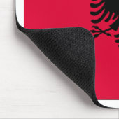 Tapis De Souris Drapeau albanais (Coin)