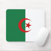 Tapis De Souris Drapeau Algérie Mousepad (Avec souris)