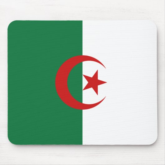 Tapis De Souris Drapeau Algérie Mousepad (Devant)