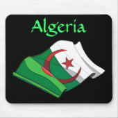Tapis De Souris Drapeau Algérie Mousepad (Devant)